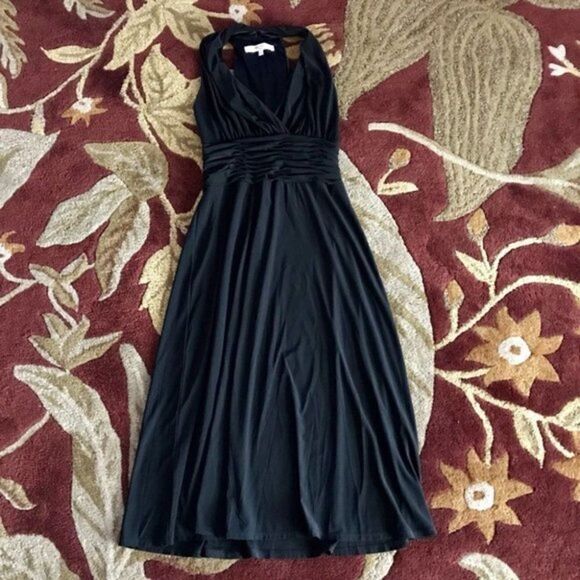 NWOT. Black Evan-Pecone Cocktail Evening Dress - Picture 3 of 7